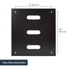 12U WM Bracket for 12 Equipment