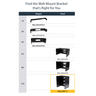 12U WM Bracket for 12 Equipment