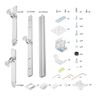 Six-Monitor Desk Mount Max 17.6lb