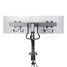 Desk Mount Dual Monitor Arm w/Crossbar