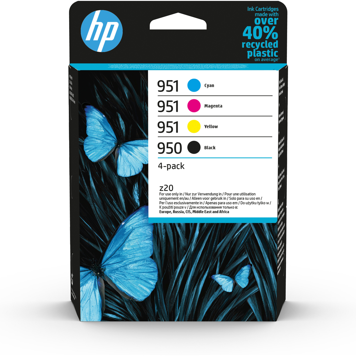 6ZC65AE CMYK Ink Cartridges
