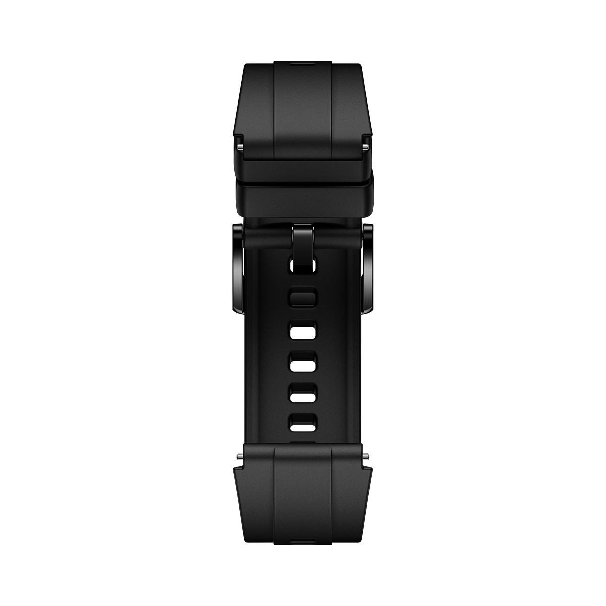 Matte Black Fluoroelastomer Strap 18mm