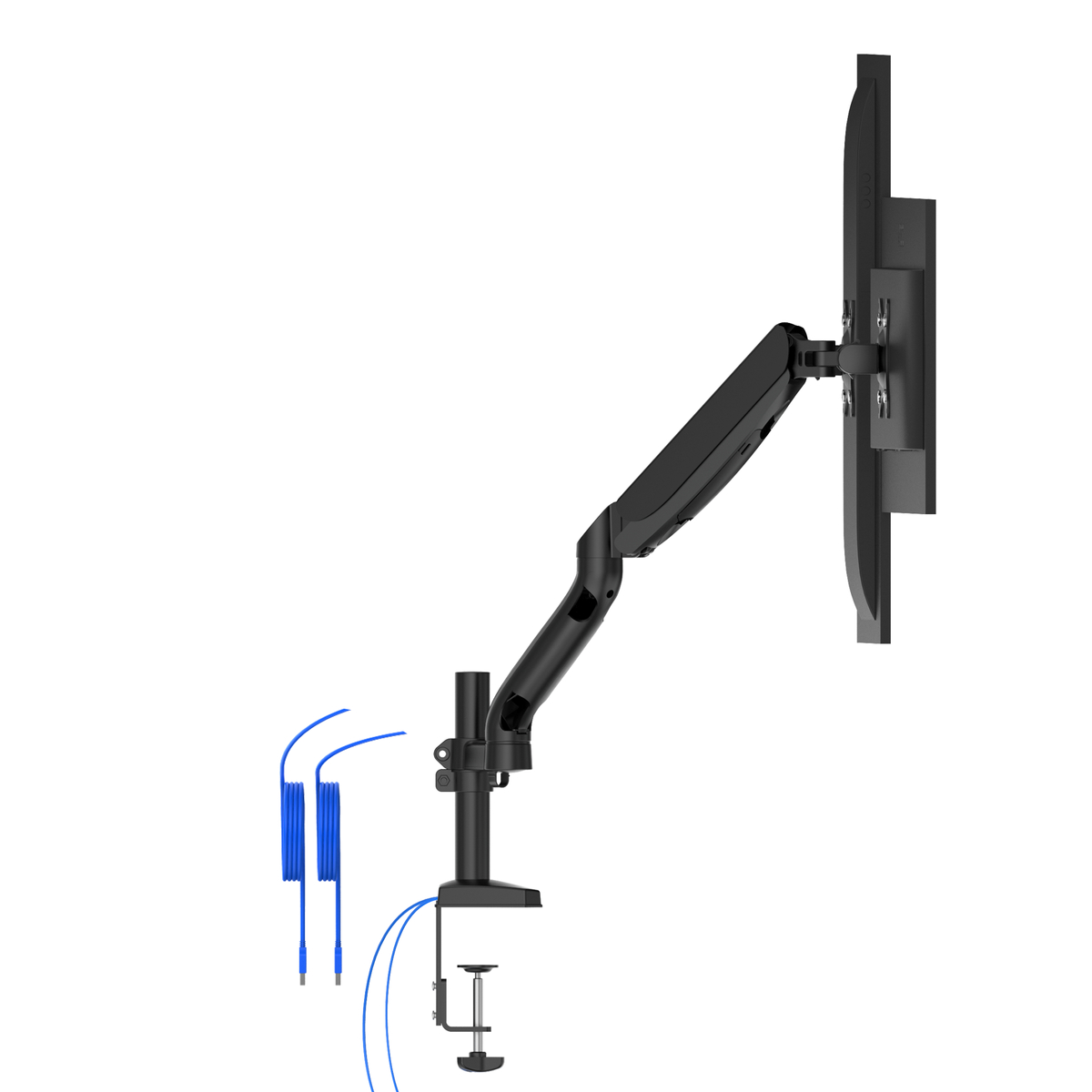 Dual monitor arm upto 34 USB & USB C