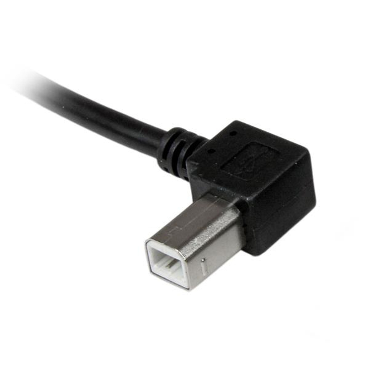 2m USB 2.0 A to Left Angle B Cable - M/M