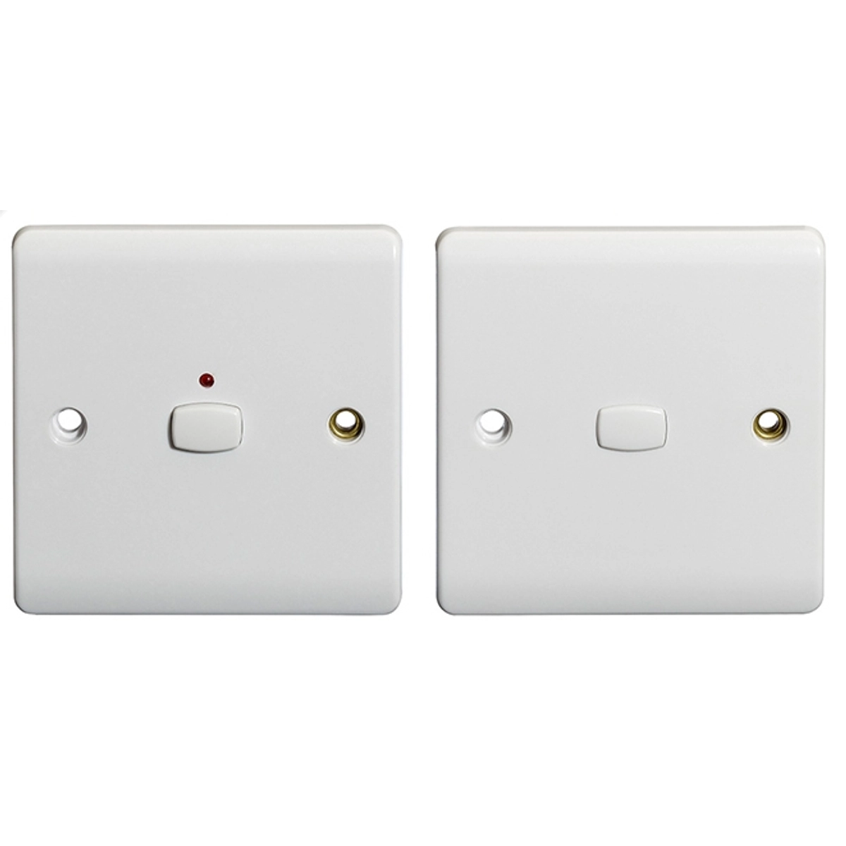 MiHome White 1 Gang Light Switch (2-way)