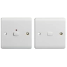 MiHome White 1 Gang Light Switch (2-way)