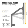 Platinum Series Triple Monitor Arm Black