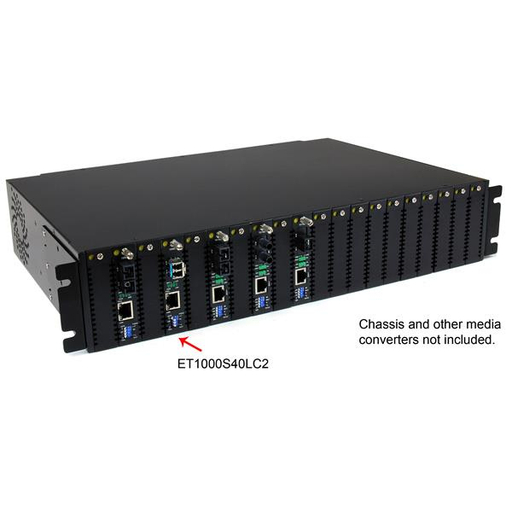 1GB SM Fiber Media Converter LC 40 km