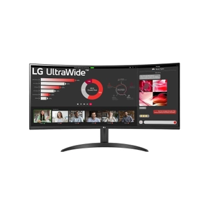 LG, "34"" Ultrawide Curved QHD VA Monitor"