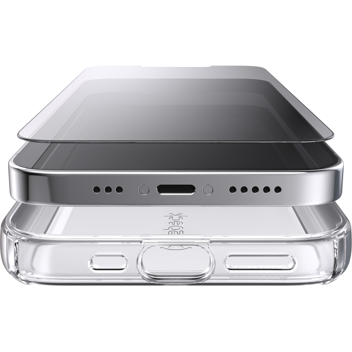 iPh 13 ProMax Gs Scrprot Bundle Clear