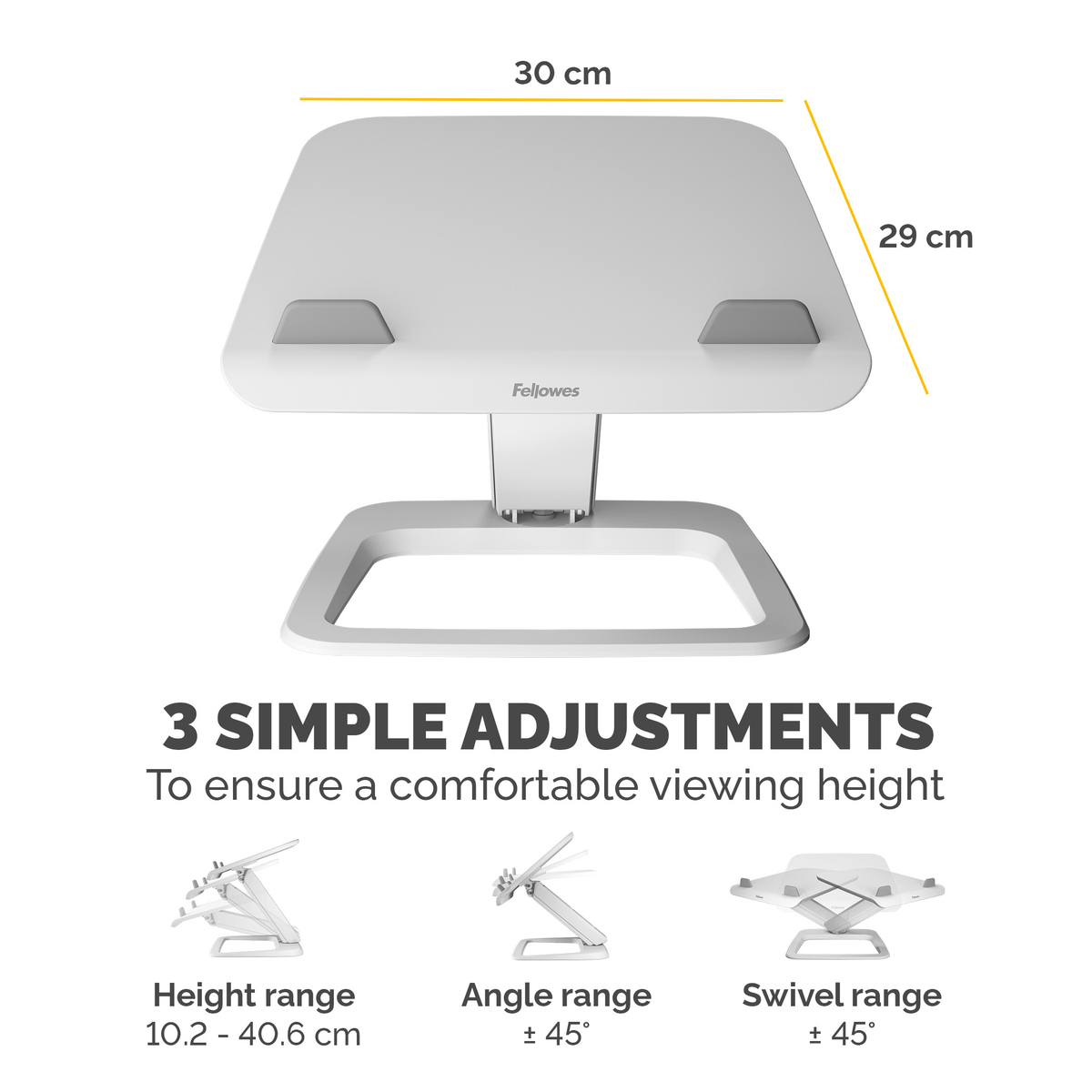 Hana Lt Laptop Stand White