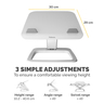 Hana Lt Laptop Stand White