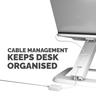 Hana Lt Laptop Stand White