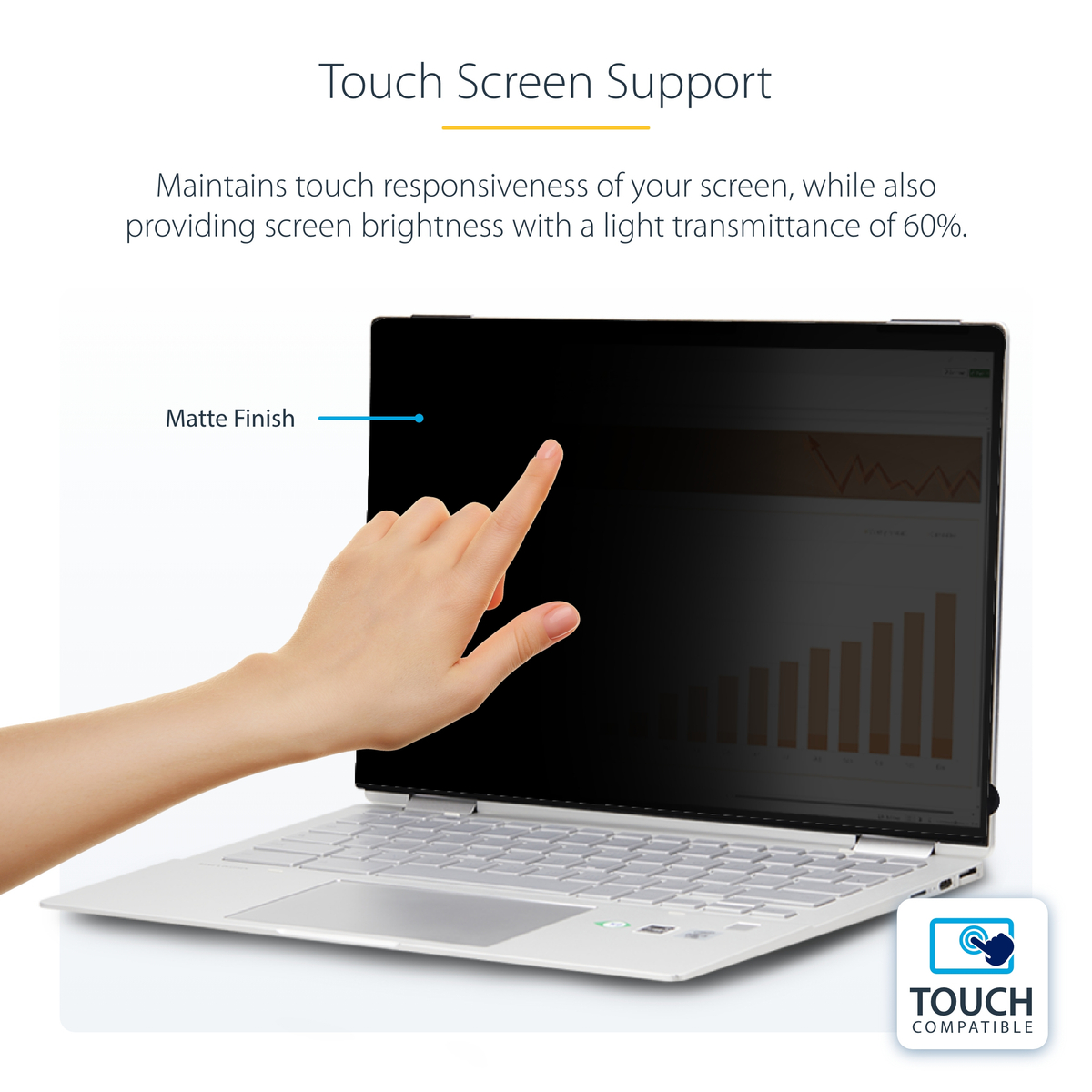 14in 16:9 Laptop Touch Privacy Screen