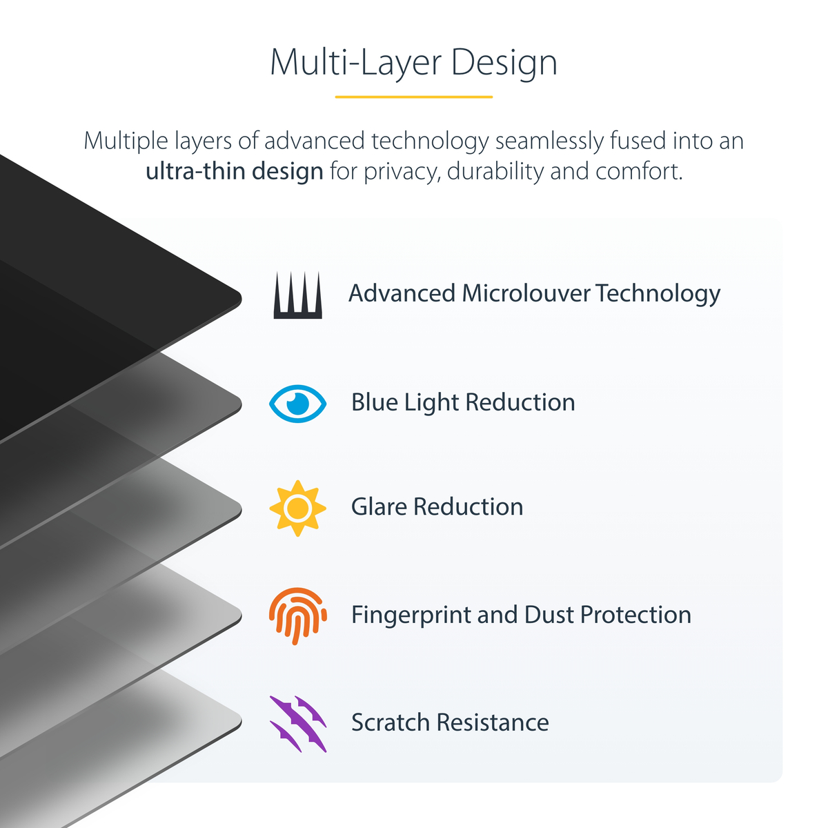 14in 16:9 Laptop Touch Privacy Screen