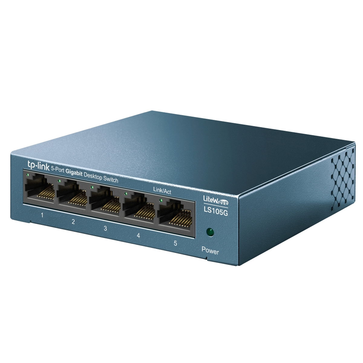 LiteWave 5-Port Gig Dtop Switch Steel