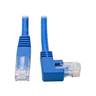 Cat6 Patch Cable Rt-Angle MM Blue 0.31m