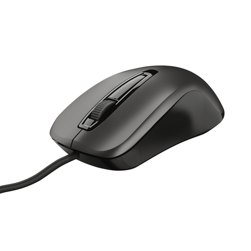 Trust Carve, Ambidextrous, Optical, USB Type-A, 1200 DPI, Black 