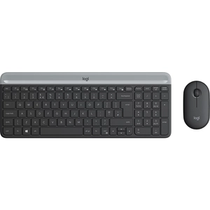 Logitech, Slim Keyboard/Mouse Combo MK470 Graphite