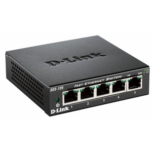 D-Link, 5P 10/100 Metal Housing Desktop Switch