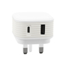 Mains Dual Port USB A & Type C 30W WHT