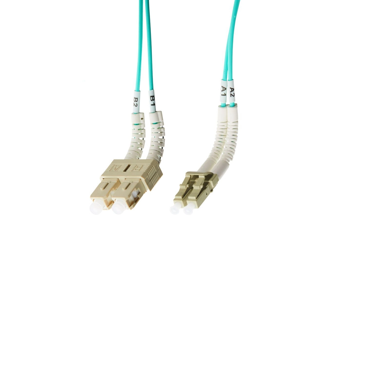 1.5m LC-SC Flexi Boot BOTH Ends OM4 Mult