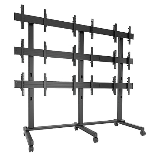 LVM3X3U Fusion 3X3 Video Wall Cart
