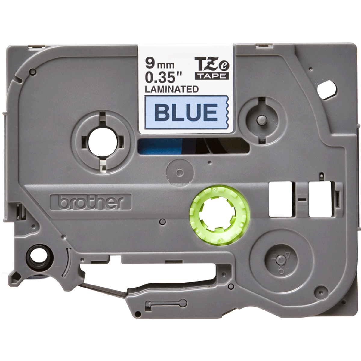 TZE521 9mm Black On Blue Label Tape