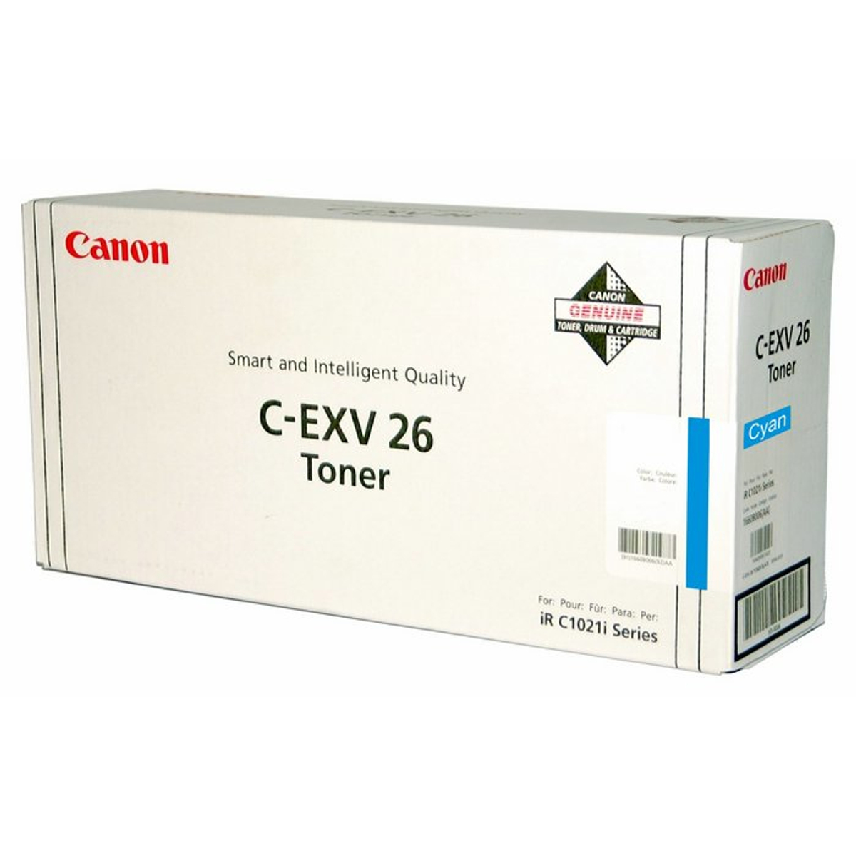 EXV26C Cyan Toner6k pages - 1659B006