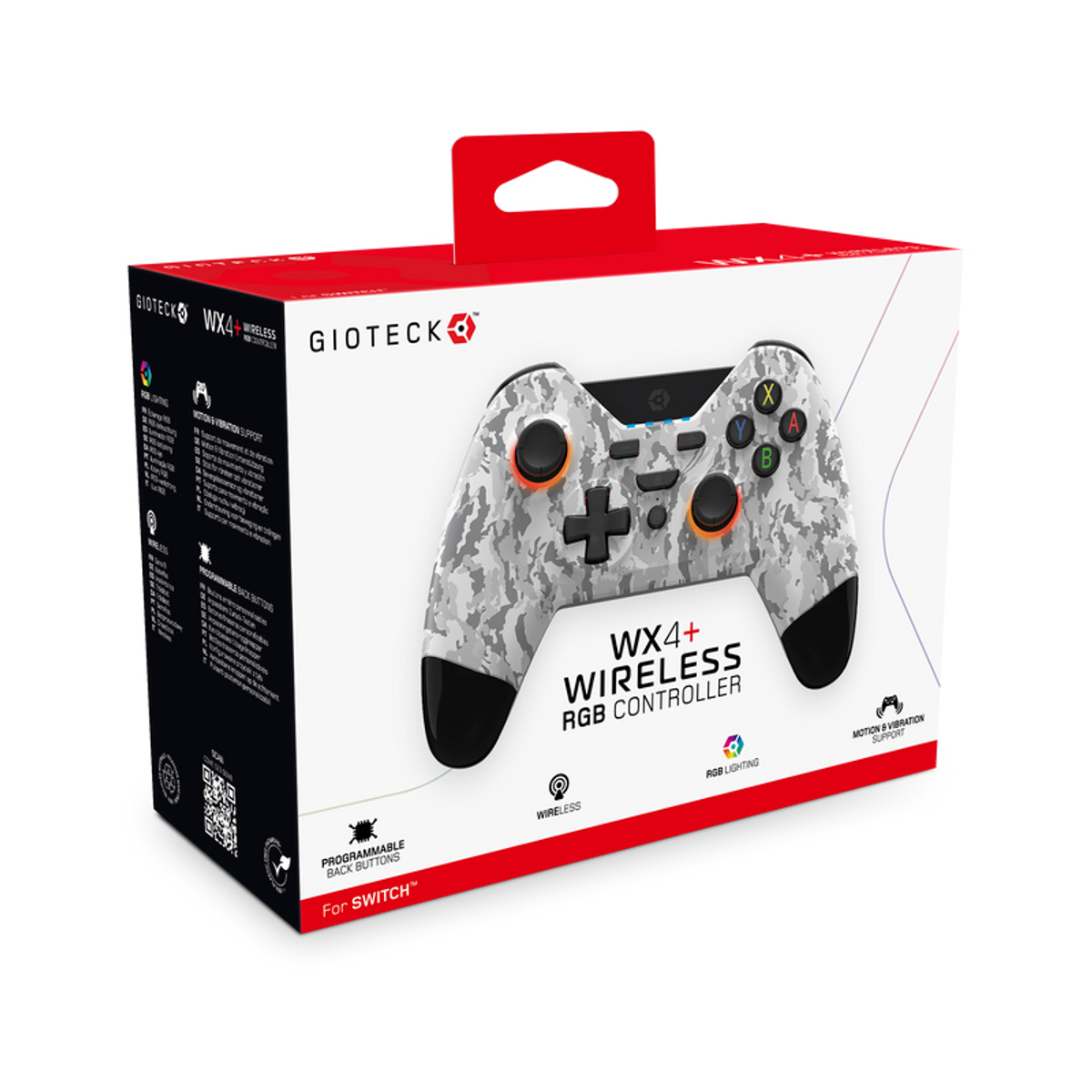 WX4+ Led Arctic Camo Switch WLESS CONT