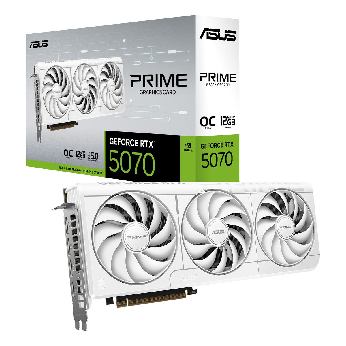 GPU NV 5070 PRIME OC 12G WHITE Fan