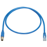 CAT6 1G UTP CABLE M12 M / RJ45 M IP68 1M