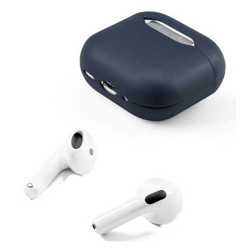 Epico Leather Case Airpods 4/4 (ANC)-Blu