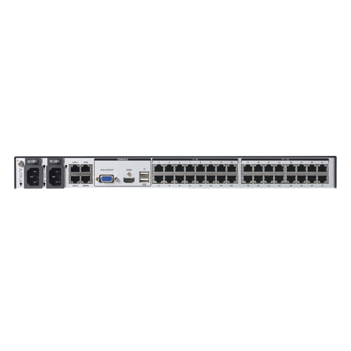 1L/1Remote 32P Cat5 KVM over IP SW