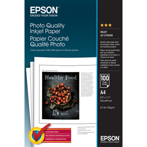 Epson, A4 Photo Quality Inkjet Paper 100 sheets