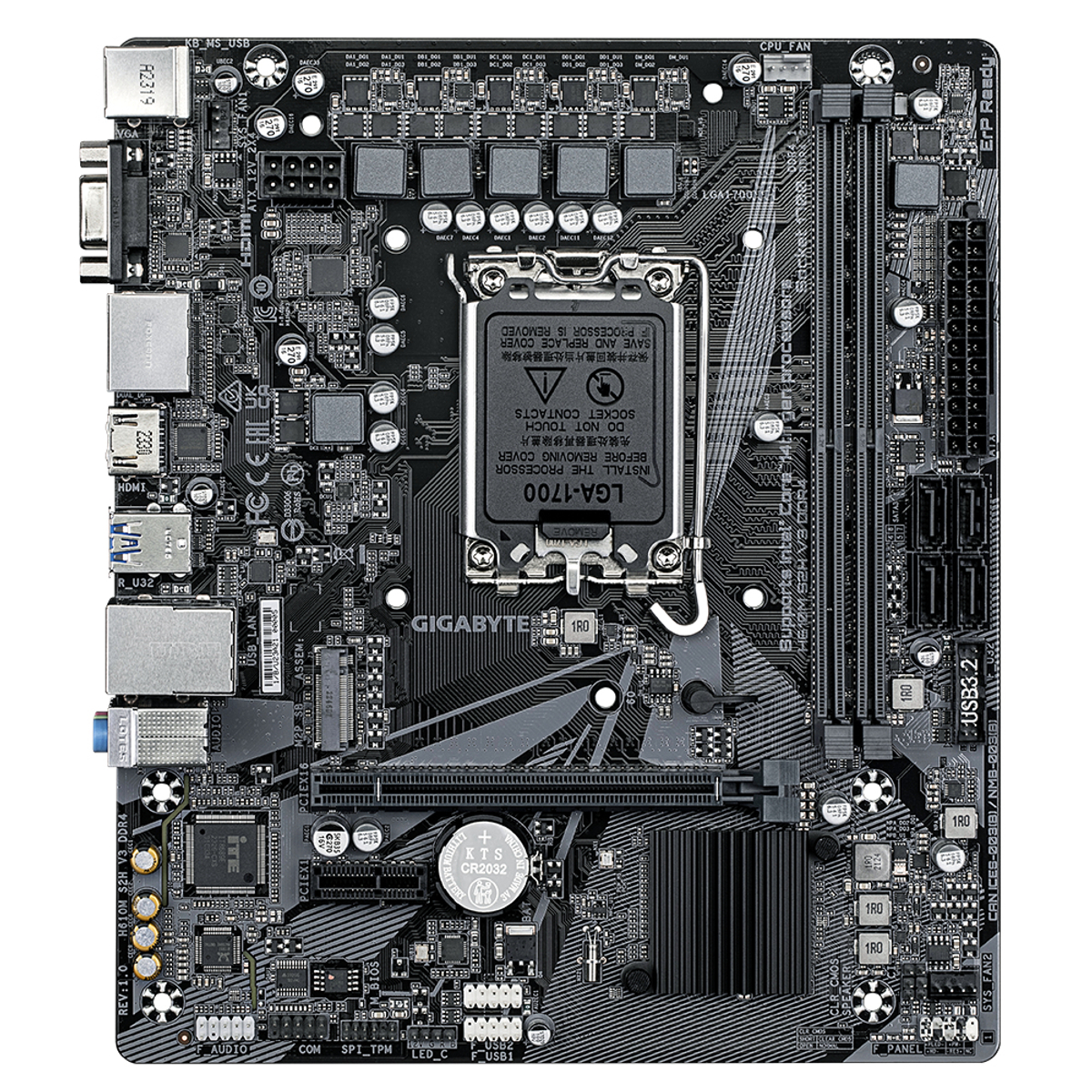 MB INT LGA1700 H610M S2H V3 D4 MATX