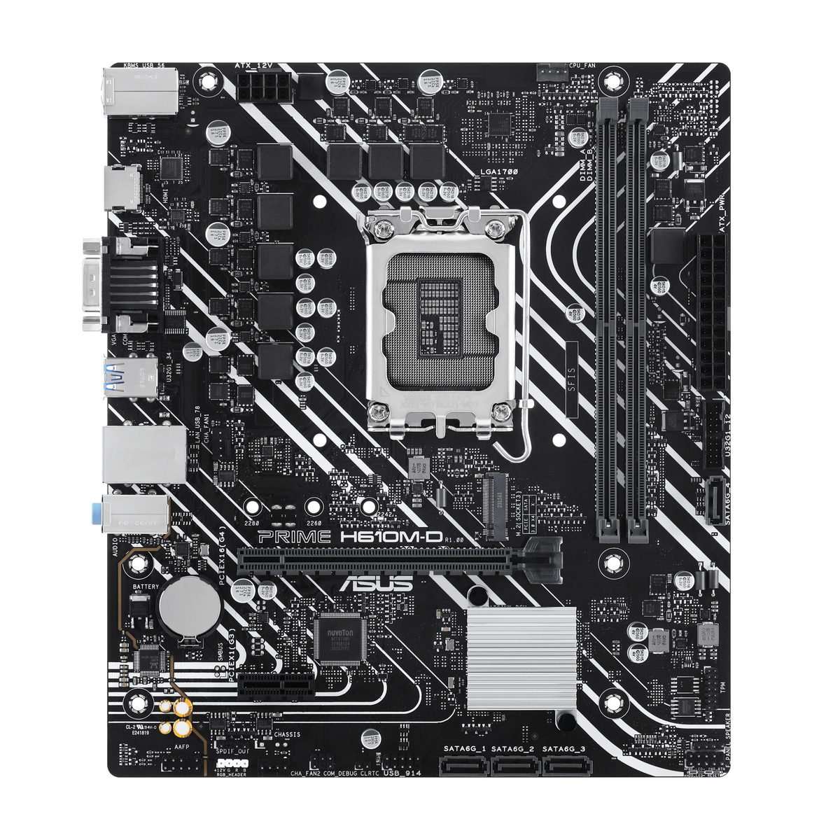 MB INT 1700 H610M-D Prime D5 MATX