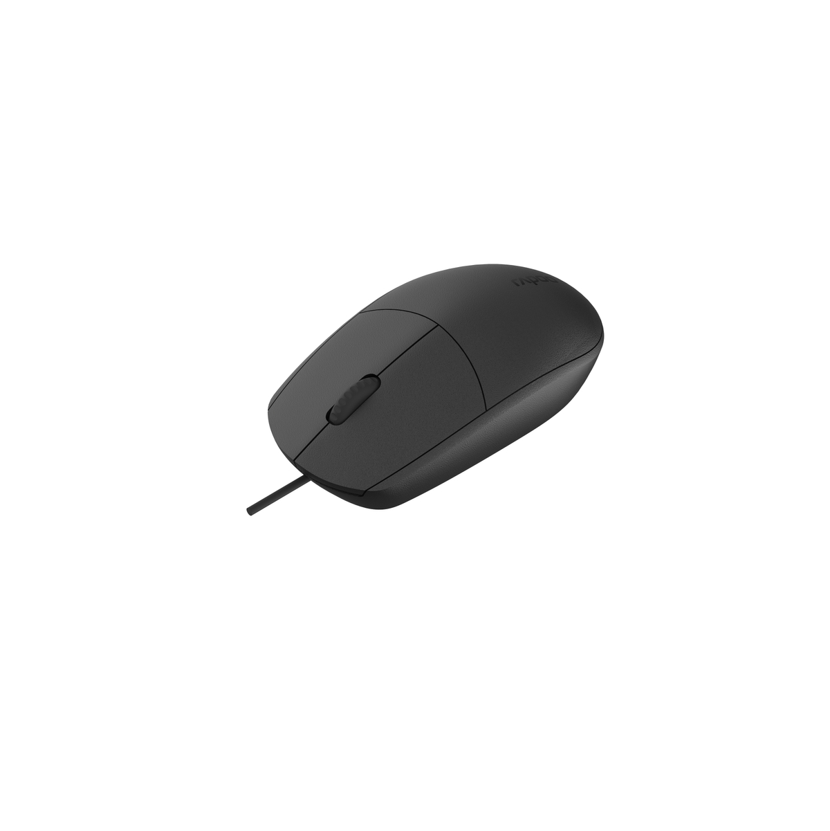 N100 Wired Optical Mouse - Black