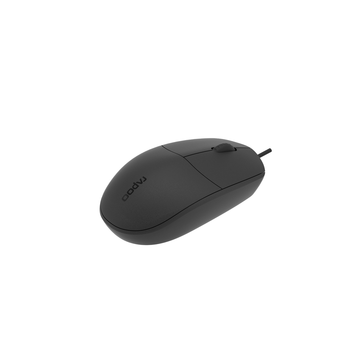 N100 Wired Optical Mouse - Black