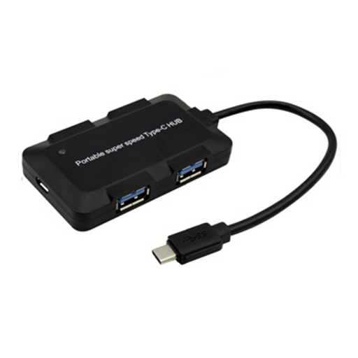 USB-C To 4 Port USB3 Hub (18cm)