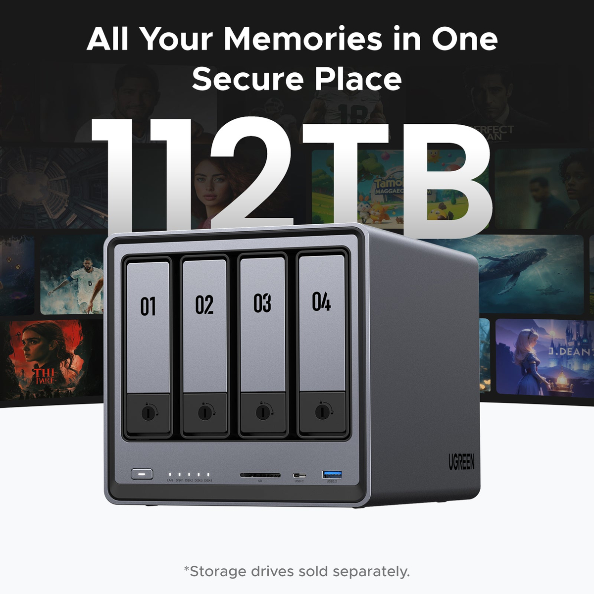 UGREEN NASync DXP4800 4-Bay NAS