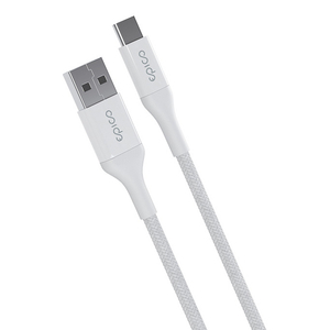 Epico, Braided Cable 0.3m USB-C To USB-A -Wht