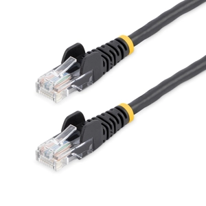 Startech, 5m Black Snagless UTP Cat5e Patch Cable