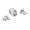 WALL CHARGER 20W Multi plug Silver