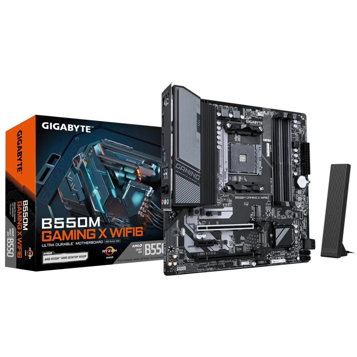 MB AMD AM4 B550M GAMING X WIFI6 D4 MATX