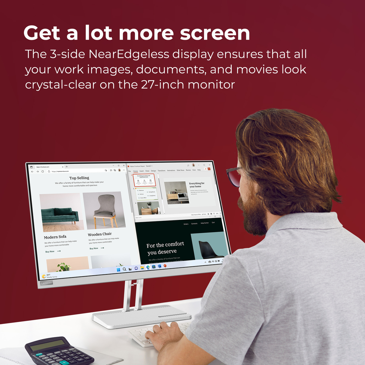 L27e-40 27 Inch FHD Monitor