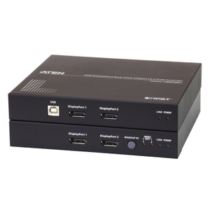 Aten, USB DispPort Dual View HDBaseT 2.0KVMExt