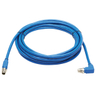 M12 X-Code Cat6a 10G F/UTP Blue 3 m