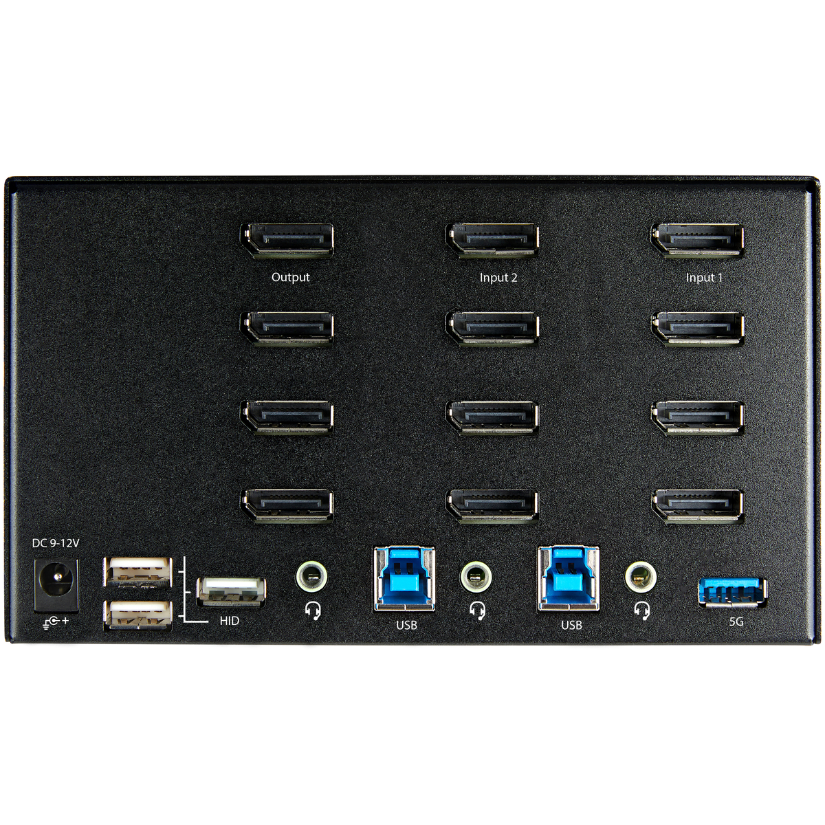 2-Pt Quad Monitor DisplayPort KVM Switch