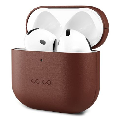Epico Leather Case Airpods 4/4 (ANC)-Brn